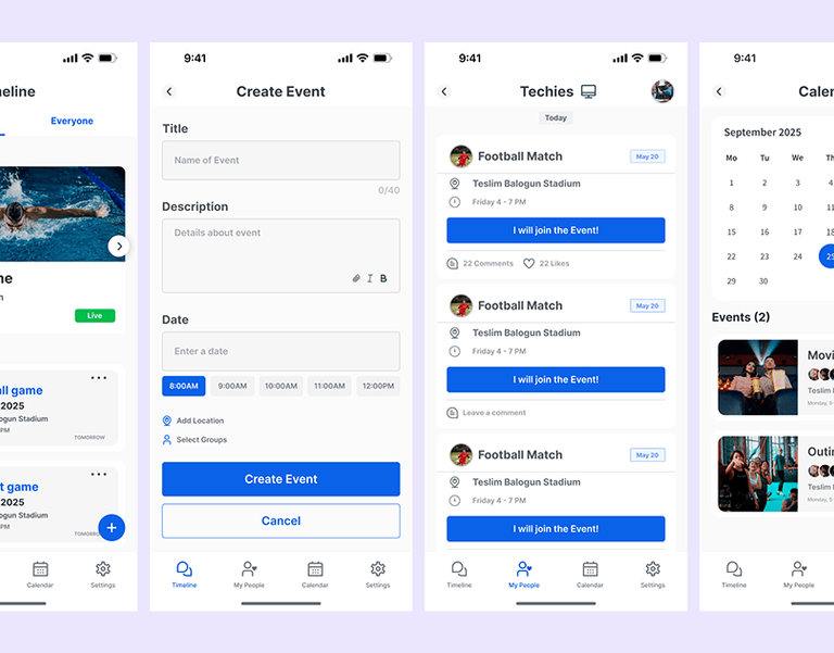 Events App — cover